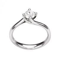 Anello Orelù Donna in Oro bianco Diamante 0.34 Ct 001086TAZA - 001086TAZA